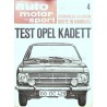auto motor & sport Heft 4 / 19 Februar 1966 - Test Opel Kadett