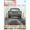 auto motor & sport Heft 3 / 5 Februar 1966 - BMW 2000