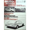auto motor & sport Heft 17 / 19 August 1967 - Käfer Nachfolger?