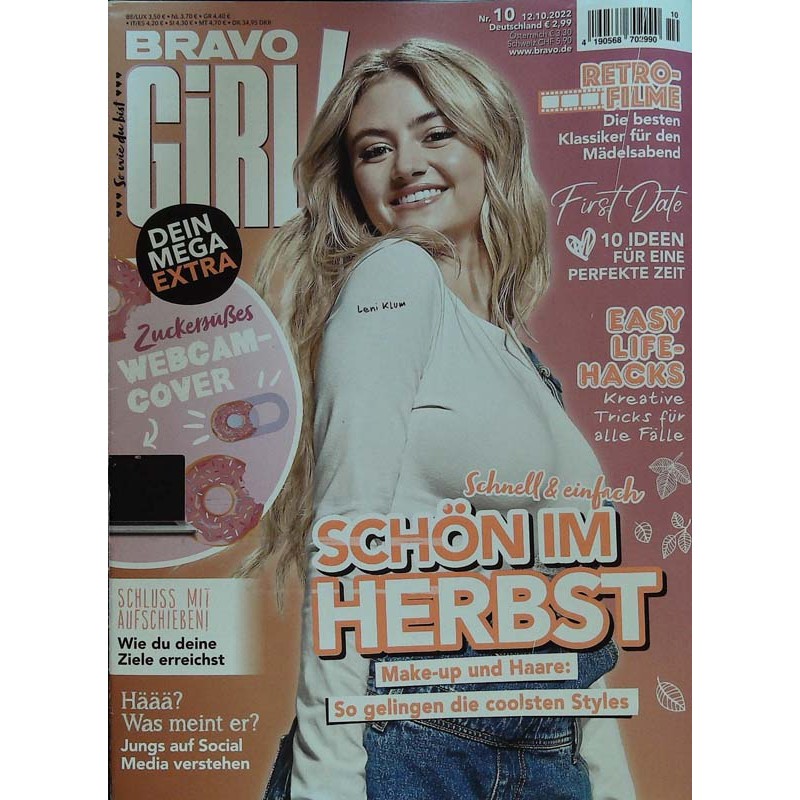 Bravo Girl Nr.10 / 12.10.2022 - Schön im Herbst