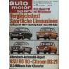 auto motor & sport Heft 15 / 18 Juli 1970 - Sportliche Limousinen