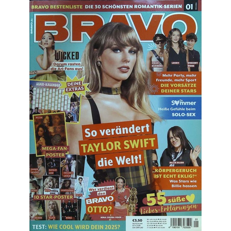 BRAVO Nr.1 / 30 Dezember 2024 - So verändert Taylor Swift die Welt!