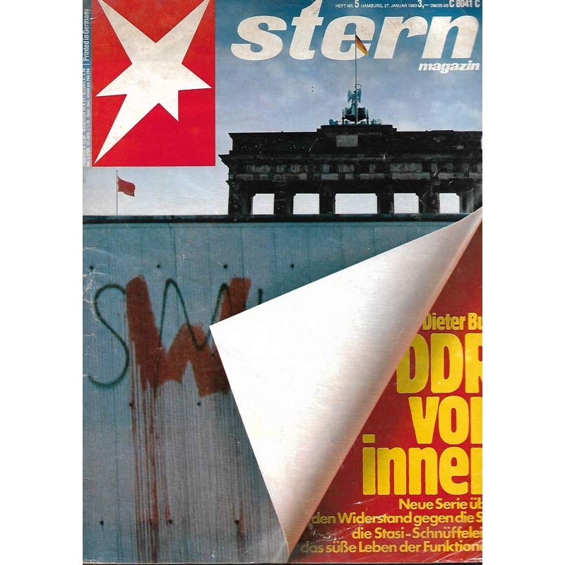 stern Heft Nr.5 / 27 Januar 1983 - DDR von innen