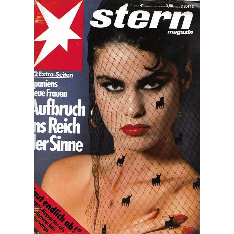 stern Heft Nr.41 / 2 Oktober 1986 - Aufbruch ins Reich der Sinne