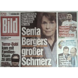 Bild Zeitung Mittwoch, 13 Mai 2026 - Senta Bergers großer Schmerz