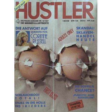 Hustler Nr.10 / Oktober 1987 - Corinne Russell