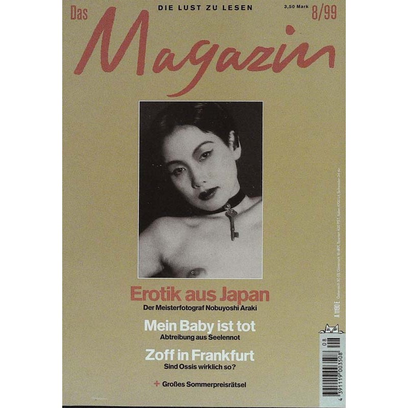 Das Magazin Heft 8 / August 1999 - Erotik aus Japan