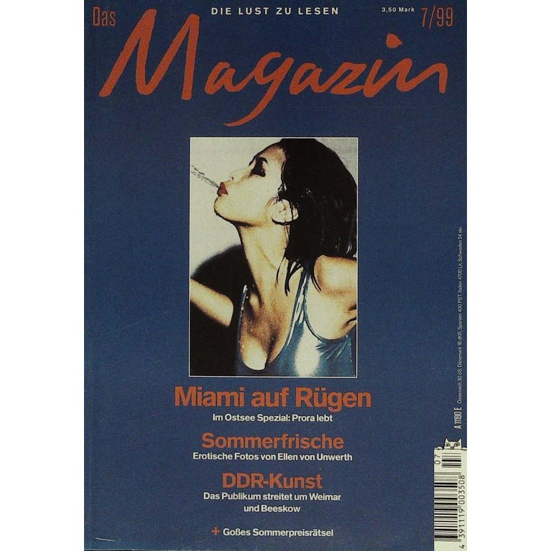 Das Magazin Heft 7 / Juli 1999 - Miami auf Rügen