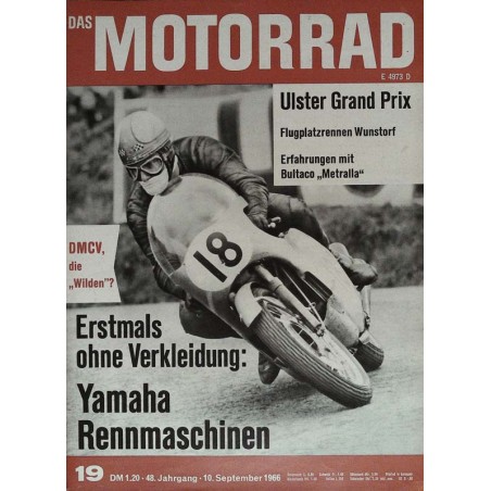Das Motorrad Nr.19 / 10 September 1966 - Ulster Grand Prix