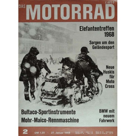 Das Motorrad Nr.2 / 27 Januar 1968 - Elefantentreffen