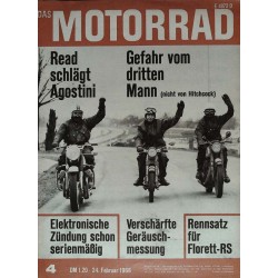 Das Motorrad Nr.4 / 24 Februar 1968 - Jochen, Peter & Volker