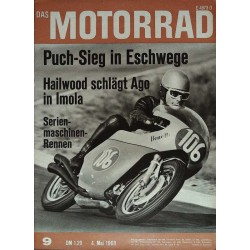Das Motorrad Nr.9 / 4 Mai 1968 - Renzo Pasolini