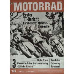 Das Motorrad Nr.13 / 29 Juni 1968 - Spanien Spaggiari