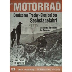 Das Motorrad Nr.21 / 19 Oktober 1968 - Sechstagefahrt