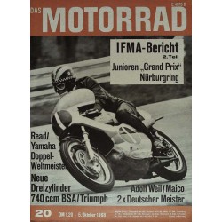 Das Motorrad Nr.20 / 5 Oktober 1968 - Phil Read