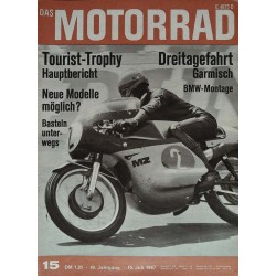 Das Motorrad Nr.15 / 15 Juli 1967 - Tourist Trophy