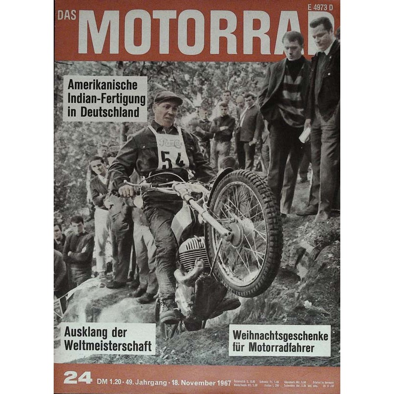 Das Motorrad Nr.24 / 18 November 1967 - Gustav Franke