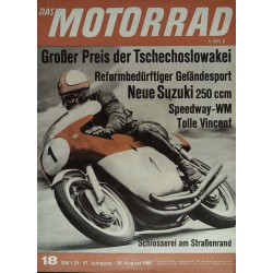 Das Motorrad Nr.18 / 28 August 1965 - GP der Tschechoslowakei