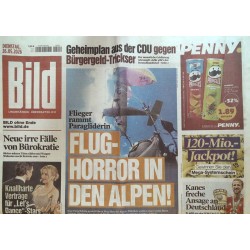 Bild Zeitung Dienstag, 26 Mai 2026 - Paragliderin gerammt!