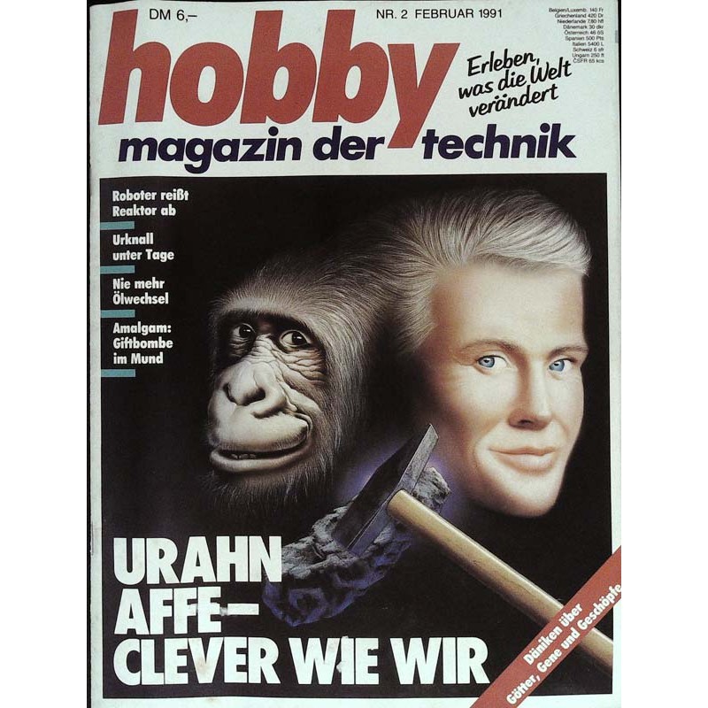 Hobby Nr.2 / Februar 1991 - Urahn-Affe clever wie wir