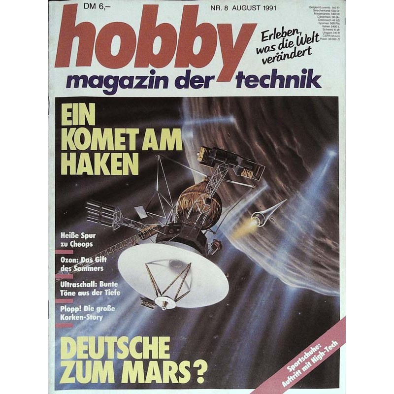 Hobby Nr.8 / August 1991 - Ein Komet am Haken