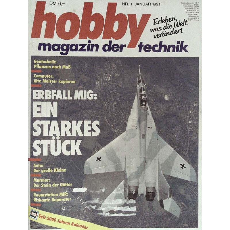 Hobby Nr.1 / Januar 1991 - Ein starkes Stück