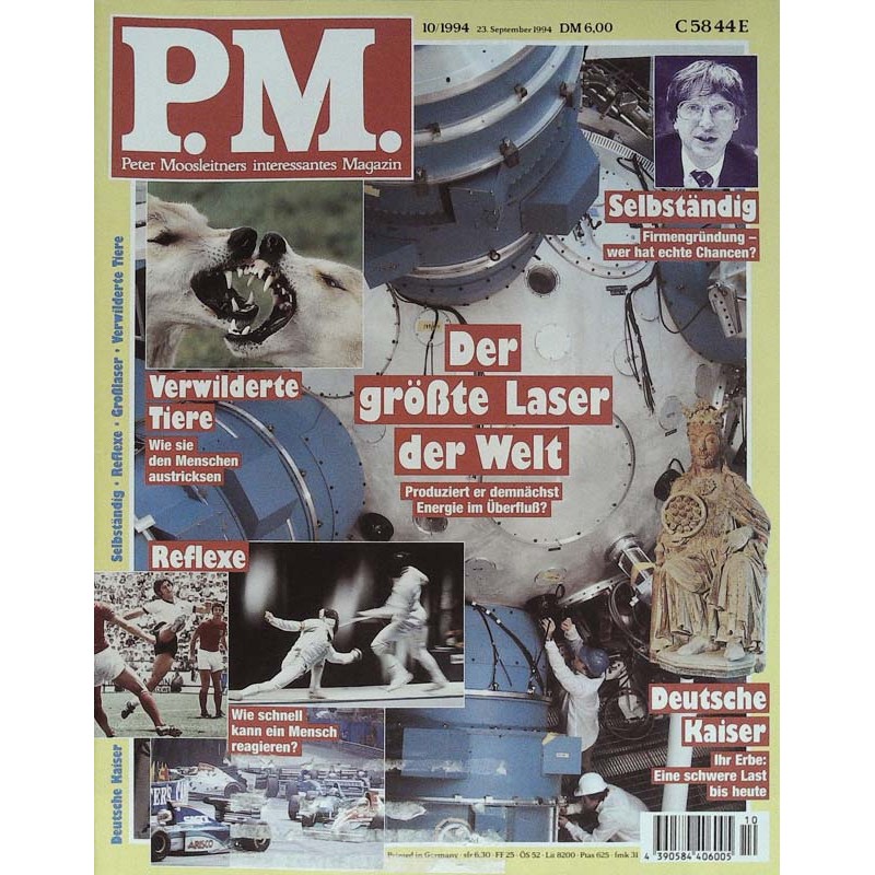 P.M. Ausgabe Oktober 10/1994 - Der größte Laster der Welt
