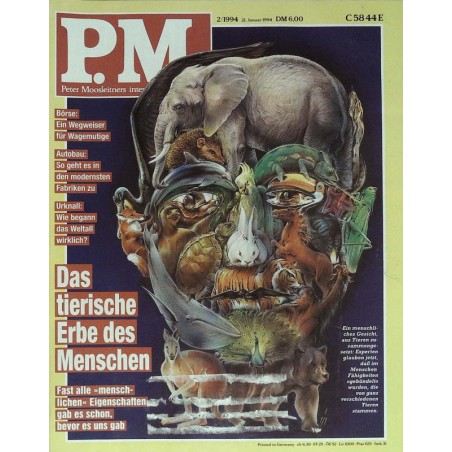 P.M. Ausgabe Februar 2/1994 - Das tierische Erbe des Menschen