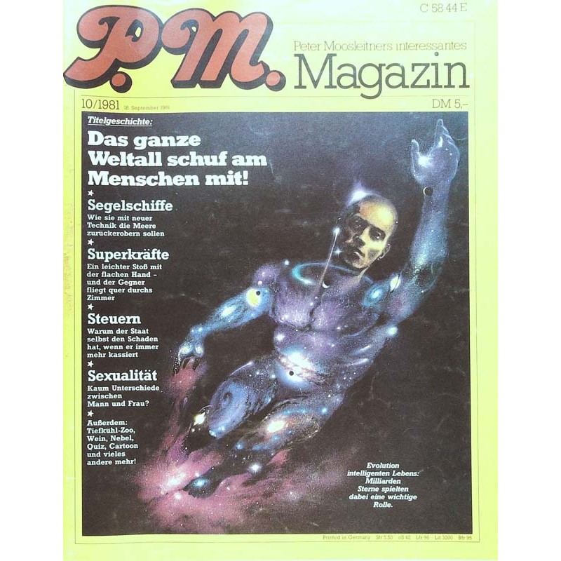 P.M. Ausgabe Oktober 10/1981 - Das ganze Weltall...