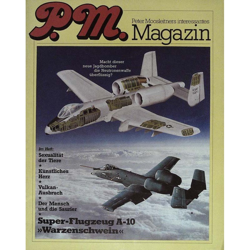 P.M. Erstausgabe Oktober 11/1978 - Warzenschwein
