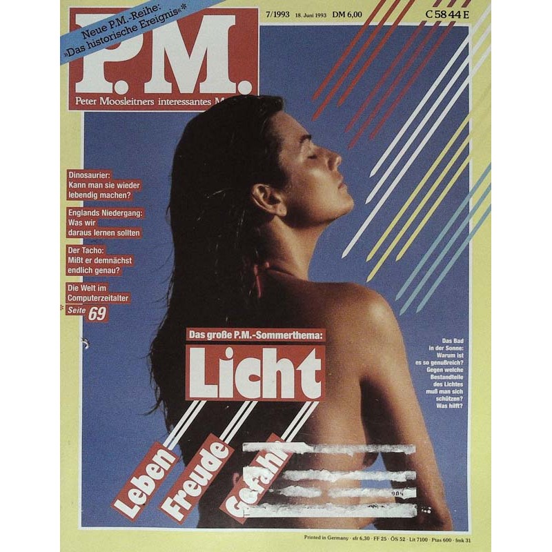 P.M. Ausgabe Juli 7/1993 - Licht
