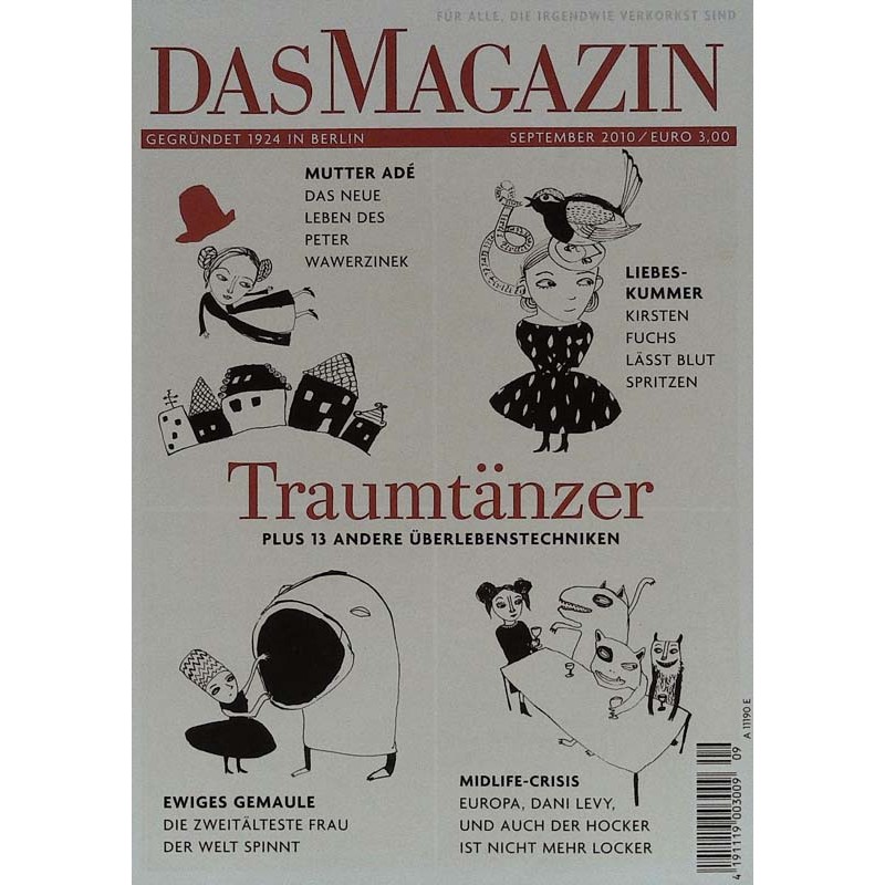 Das Magazin Heft 9 / September 2010 - Traumtänzer