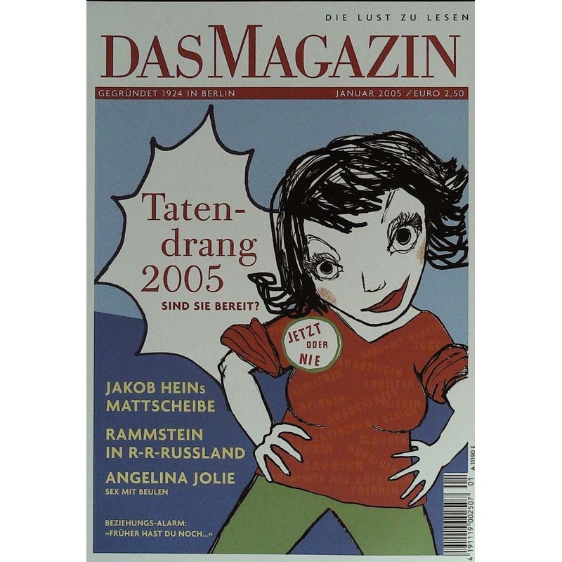 Das Magazin Heft 1 / Januar 2005 - Tatendrang