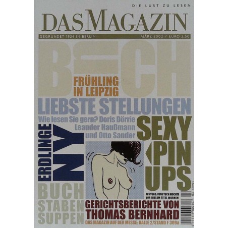 Das Magazin Heft 3 / März 2002 - Sexy Pinups