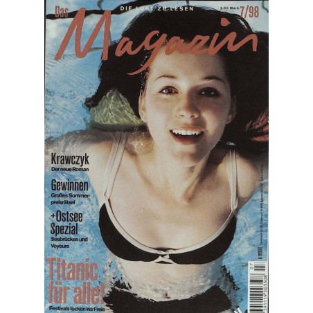 Das Magazin Heft 7 / Juli 1998 - Titanic für alle!