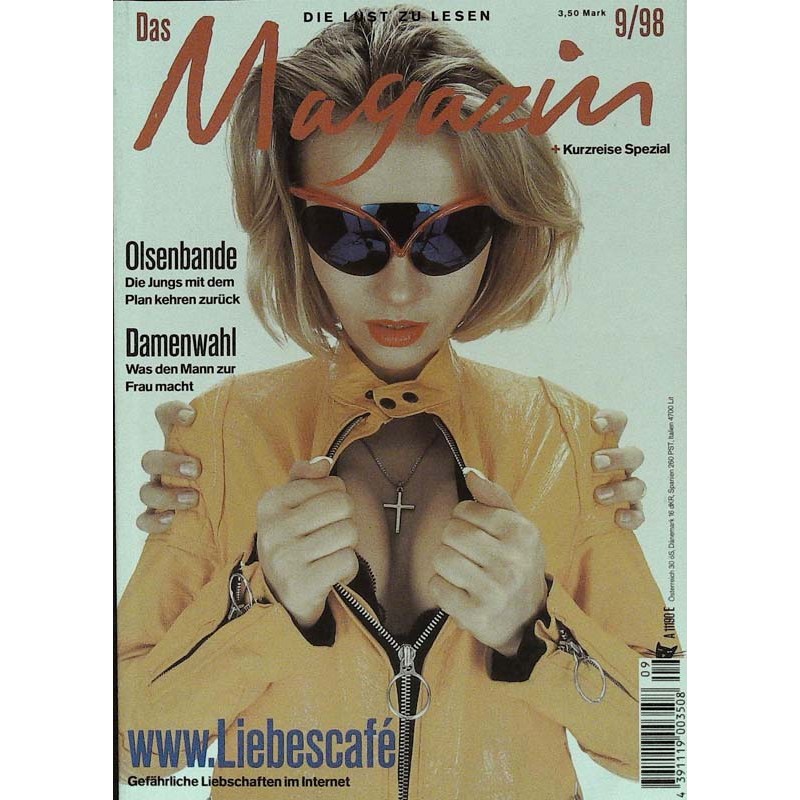 Das Magazin Heft 9 / September 1998 - Liebescafe