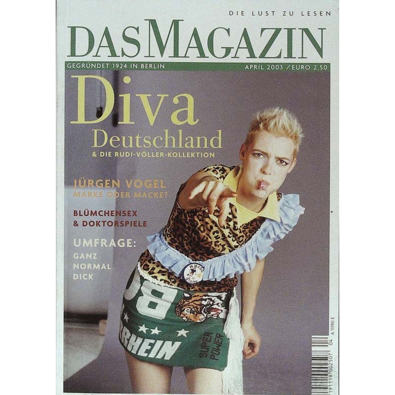 Das Magazin Heft 4 / April 2003 - Diva Deutschland