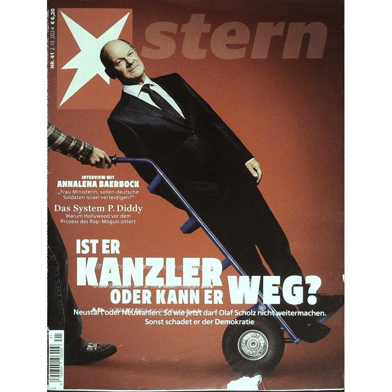 stern Heft Nr.41 / 2 Oktober 2024 - Kanzler Olaf Scholz weg?