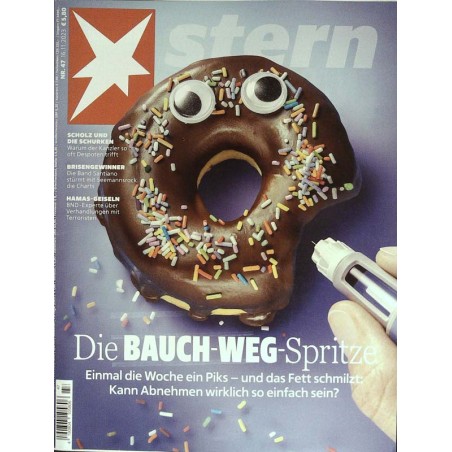 stern Heft Nr.47 / 16 November 2023 - Die Bauch-Weg-Spritze