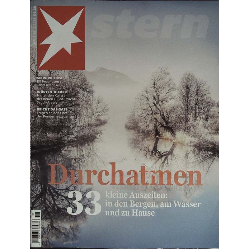 stern Heft Nr.1 / 28 Dezember 2023 - Durchatmen