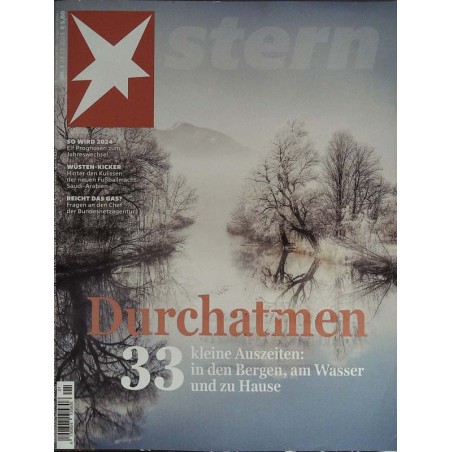stern Heft Nr.1 / 28 Dezember 2023 - Durchatmen