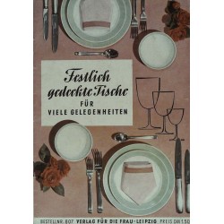 DDR / Festlich gedeckte Tische Nr.607 von 1960