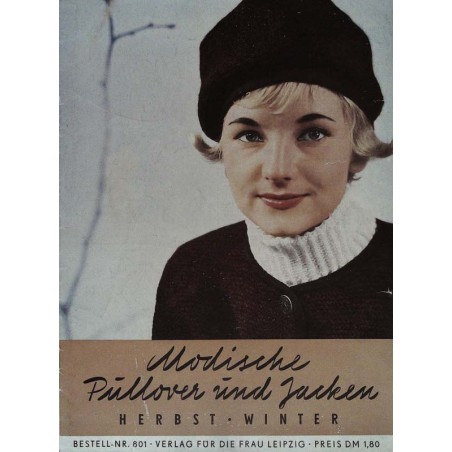 DDR / Modische Pullover und Jacken Nr.801 von 1962