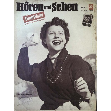 Hören & Sehen Nr.2 / 11 bis 17 Januar 1953 - Jeanette Schultze