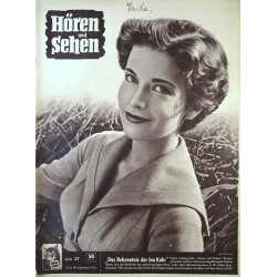 Hören & Sehen Nr.37 / 12 bis 18 September 1954 - Ina Kahr