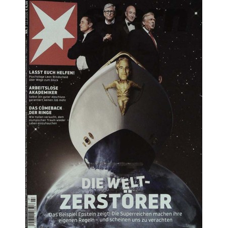 stern Heft Nr.7 / 12 Februar 2026 - Die Welt-Zerstörer