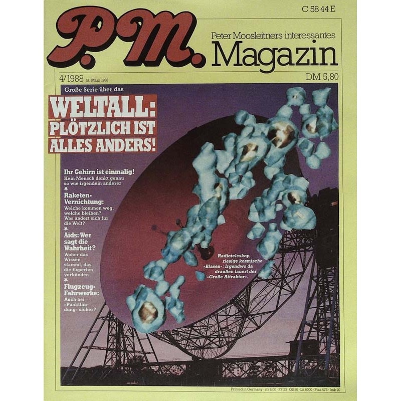 P.M. Ausgabe April 4/1988 - Weltall