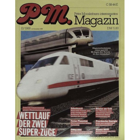 P.M. Ausgabe Dezember 12/1988 - Zwei Super-Züge