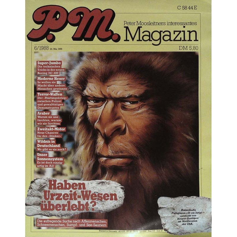 P.M. Ausgabe Juni 6/1988 - Urzeit-Wesen