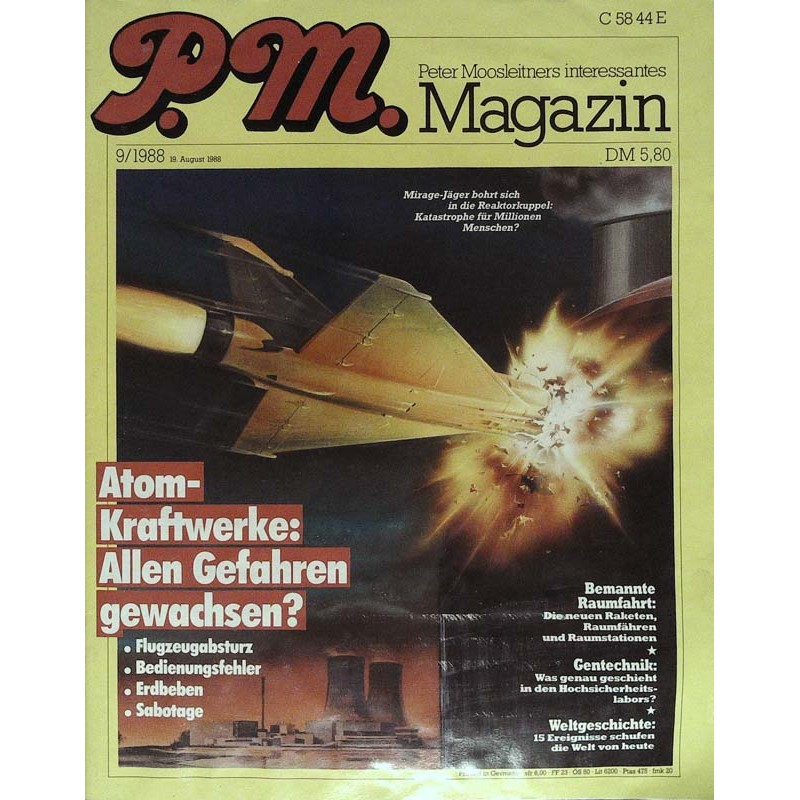 P.M. Ausgabe September 9/1988 - Atom Kraftwerke